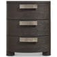 Bernhardt Geneve 24" 3 Drawer Nightstand in Robor and Ferrum with USB Ports, , large