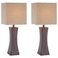 Lite Source Enkel Table Lamp in Dark Walnut (Set of 2), , large