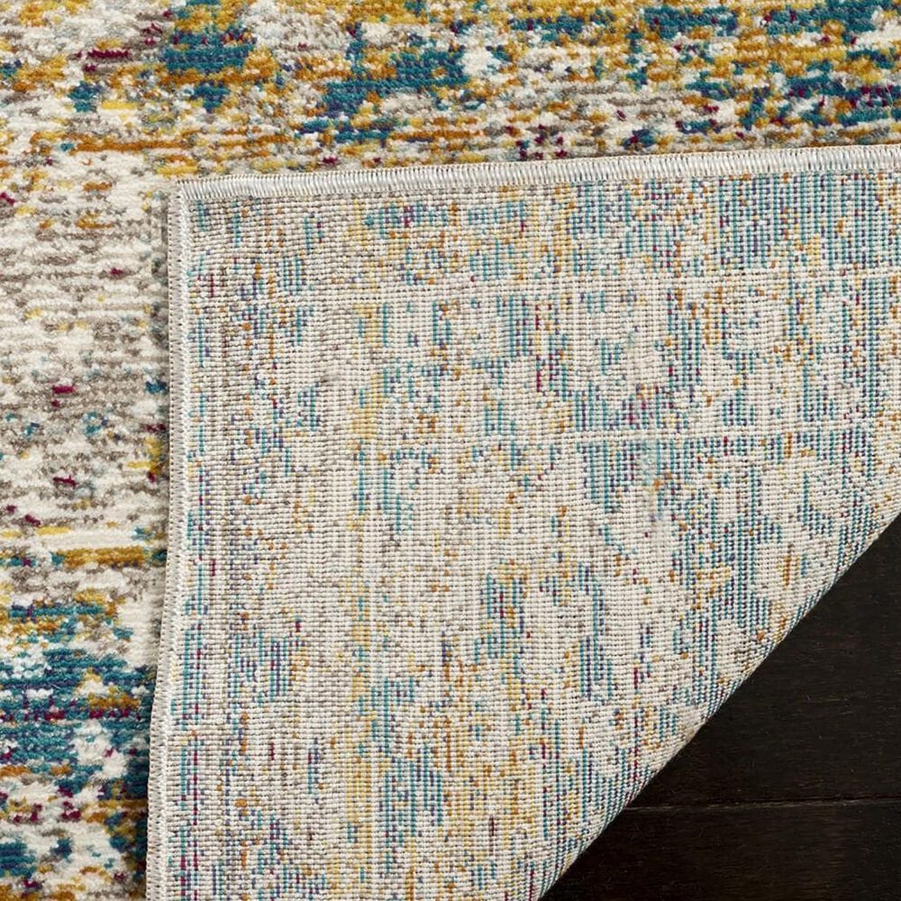 Safavieh Aria ARA156C 2&#39; x 8&#39; Cream and Blue Runner, , large
