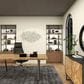 Maple and Jade 48" x 27" 3D Layered Wire Cube Geometric Home Wall Decor in Matte Black, , large