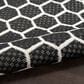 Nourison Twist Reversible 6" x 9" Black Indoor/Outdoor Area Rug, , large