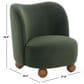 Safavieh Rodolfo Accent Chair in Olive Green, , large