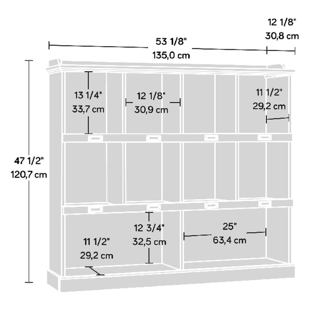 Sauder Barrister Lane Bookcase in Salt Oak, , large