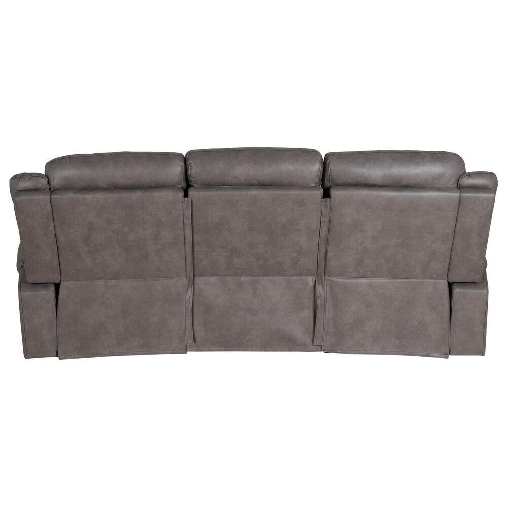 Linon Home Decor Galloway Manual Sofa in Stone Gray, , large
