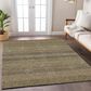 Dalyn Rug Company Trevi TV3 10" x 14" Khaki Area Rug, , large