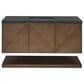 James Martin Vanities Marcello 48" Single Bathroom Vanity in Chestnut with 3 cm Charcoal Soapstone Quartz Top and Rectangular Sink, , large