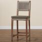 Baxton Studio Heyna Counter Stool in Mahogany, , large