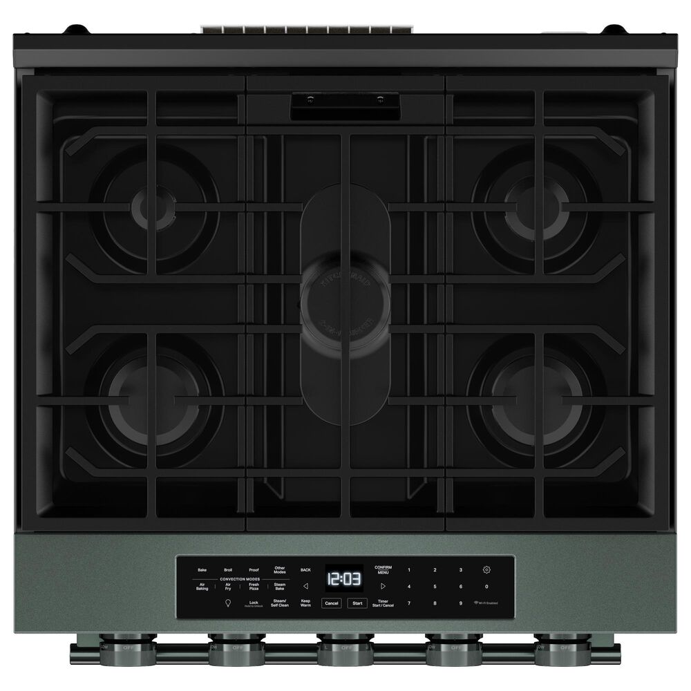 KitchenAid 5.0 Cu. Ft. Smart Slide-in Gas Range with Convection Cooking Modes and 2-in-1 Burner in Juniper, , large