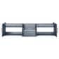 Lexora Home Geneva 80" Double Bathroom Vanity in Dark Grey with 2 cm White Carrara Marble Top and Rectangular Sinks, , large