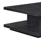 Steve Silver Canyon Square Cocktail Table with Casters in Black, , large