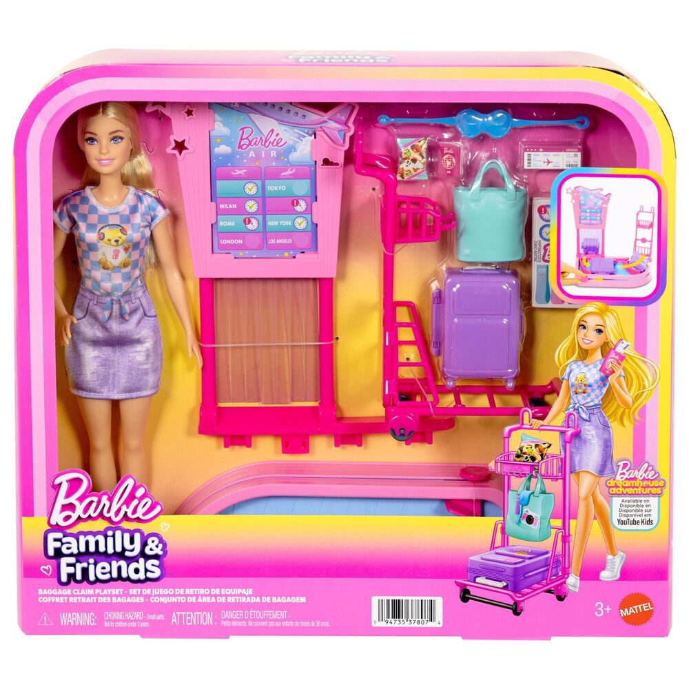 Barbie Family and Friends - Malibu Travel Doll with Accessories, , large