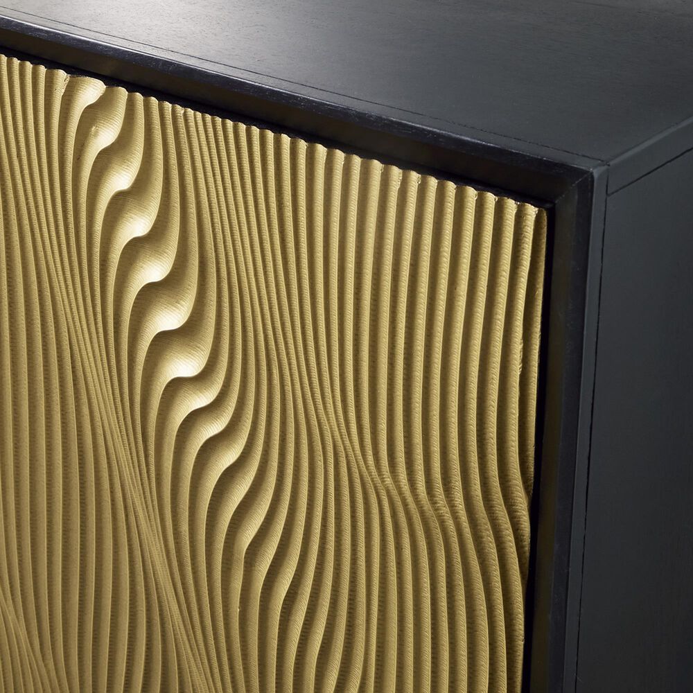 Ashley Tayner Accent Cabinet in Black and Gold, , large