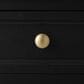 Maple and Jade 2-Drawer Room Cabinet with Rattan Front in Black and Cream, , large