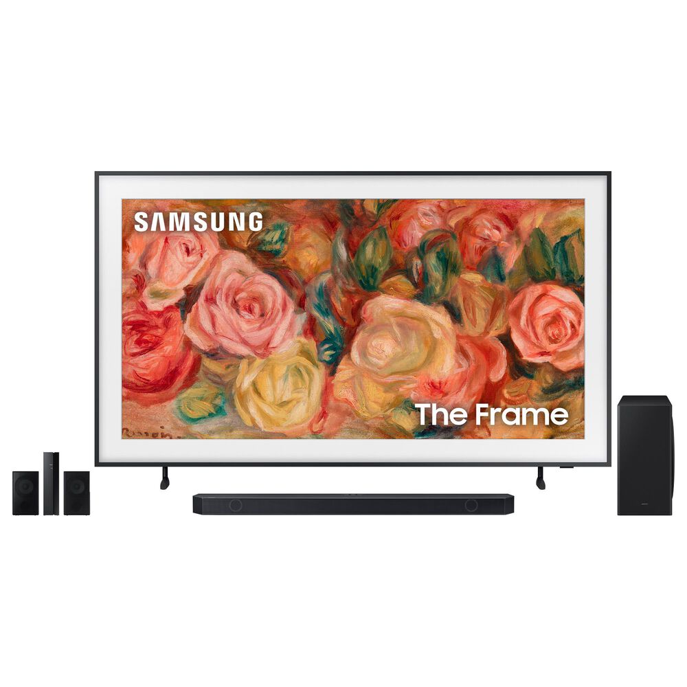 Samsung 85" 4K FRAME w/Soundbar Sys, , large