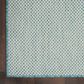Nourison Courtyard Ivory and Aqua 7" x 10" Indoor/Outdoor Area Rug, , large