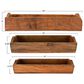 Creative Coop 3-Piece Found Wood Box Set in Brown, , large