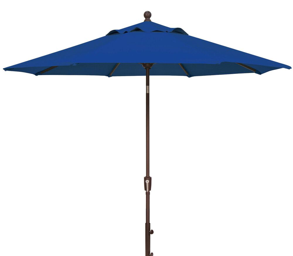 Garden Party 9 Push Button Tilt Umbrella with Stand, , large