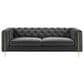 Steve Silver Charlene Stationary Sofa in Gray Velvet, , large