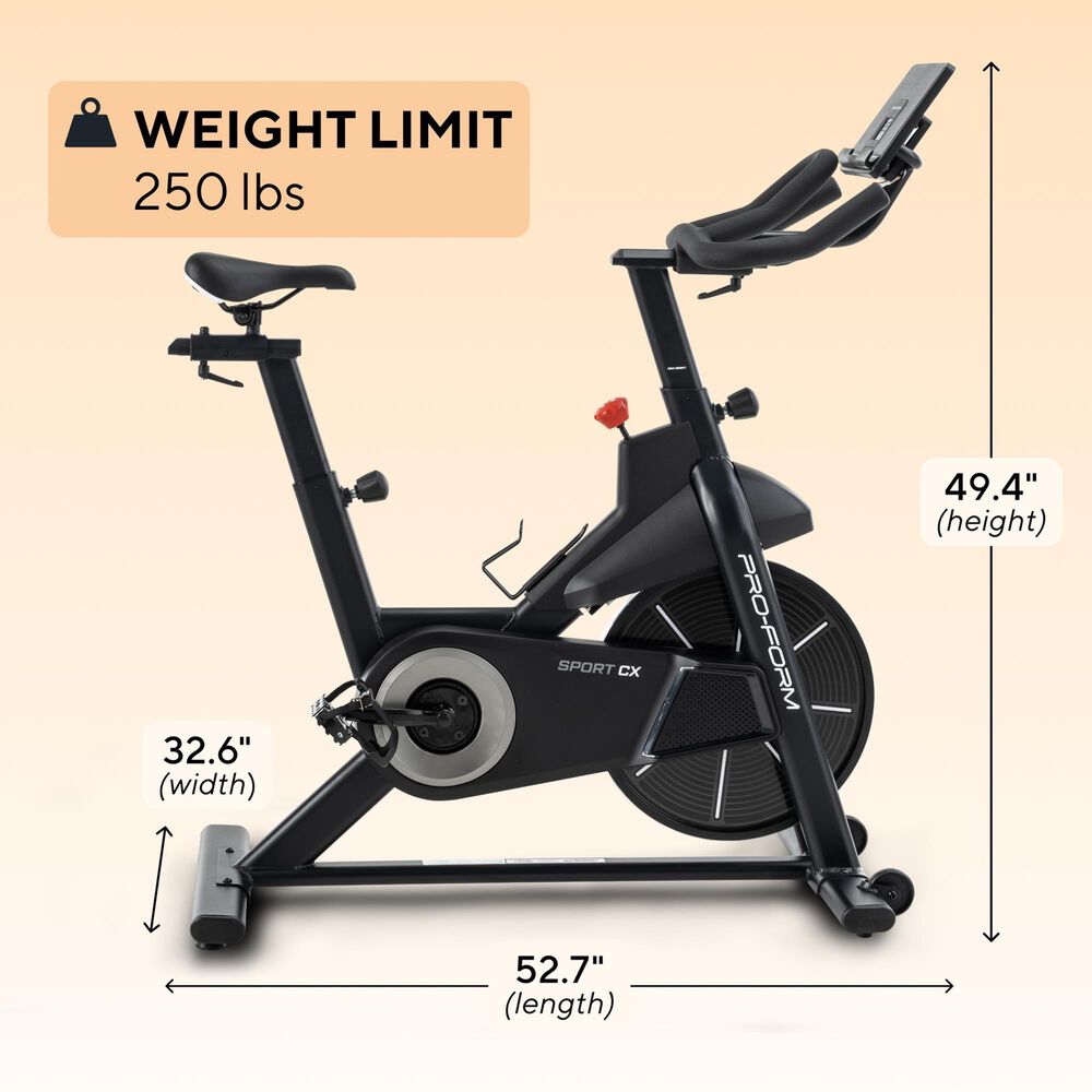 ProForm Sport CX Exercise Bike in Black, , large