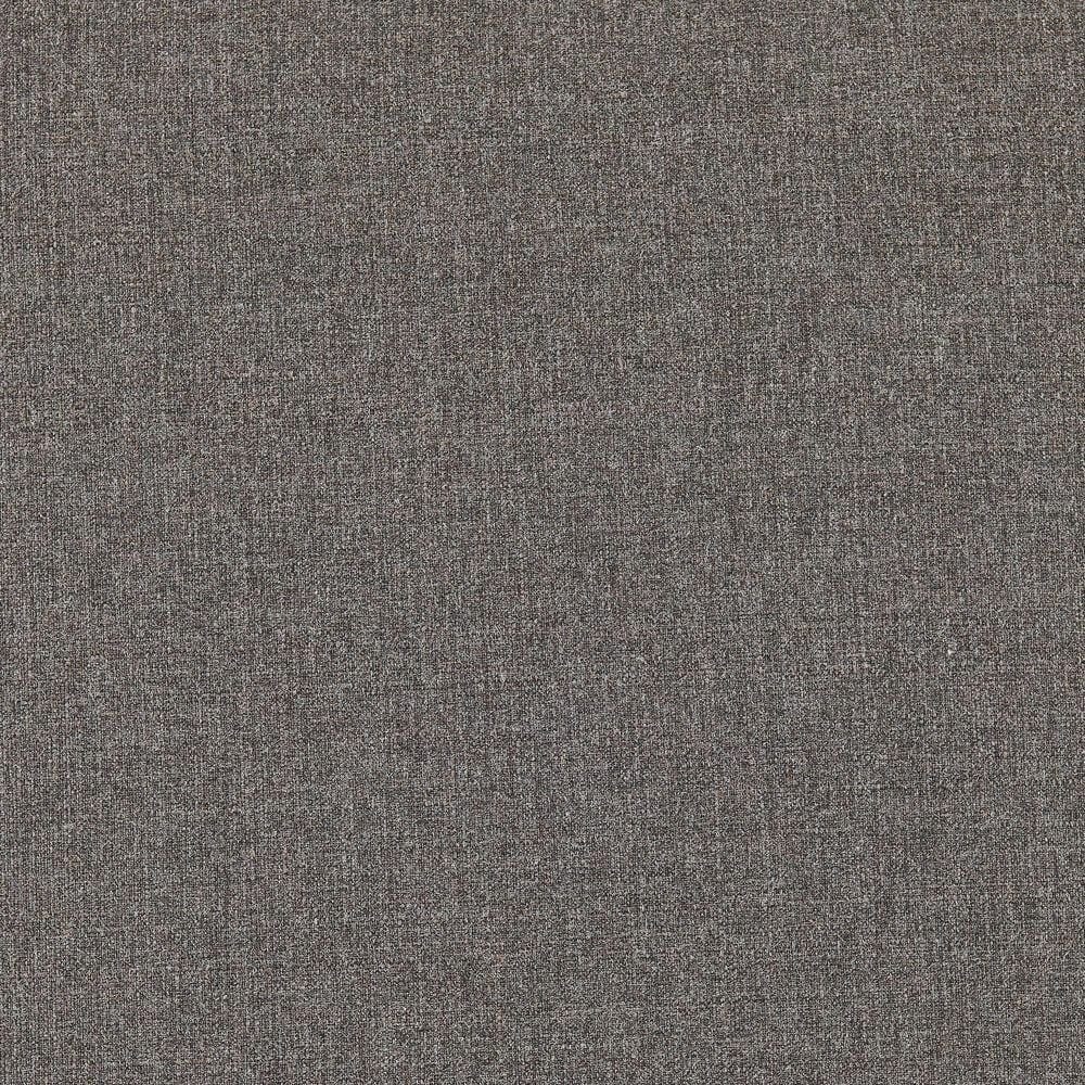 Armen Living Hazel Patio Swivel Bar Stool with Charcoal Cushion in Black, , large