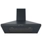 GE Appliances 30" Wall-Mount Pyramid Chimney Hood in Black Slate, , large