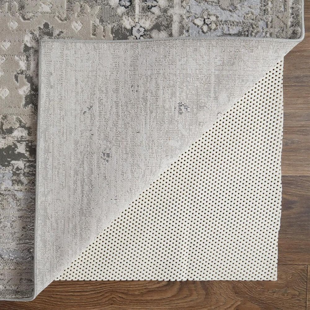 Feizy Macklaine 9&#39;2&quot; x 12&#39; Beige and Silver Area Rug, , large