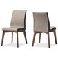 Baxton Studio Kimberly Side Chair in Dark Walnut (Set of 2), , large