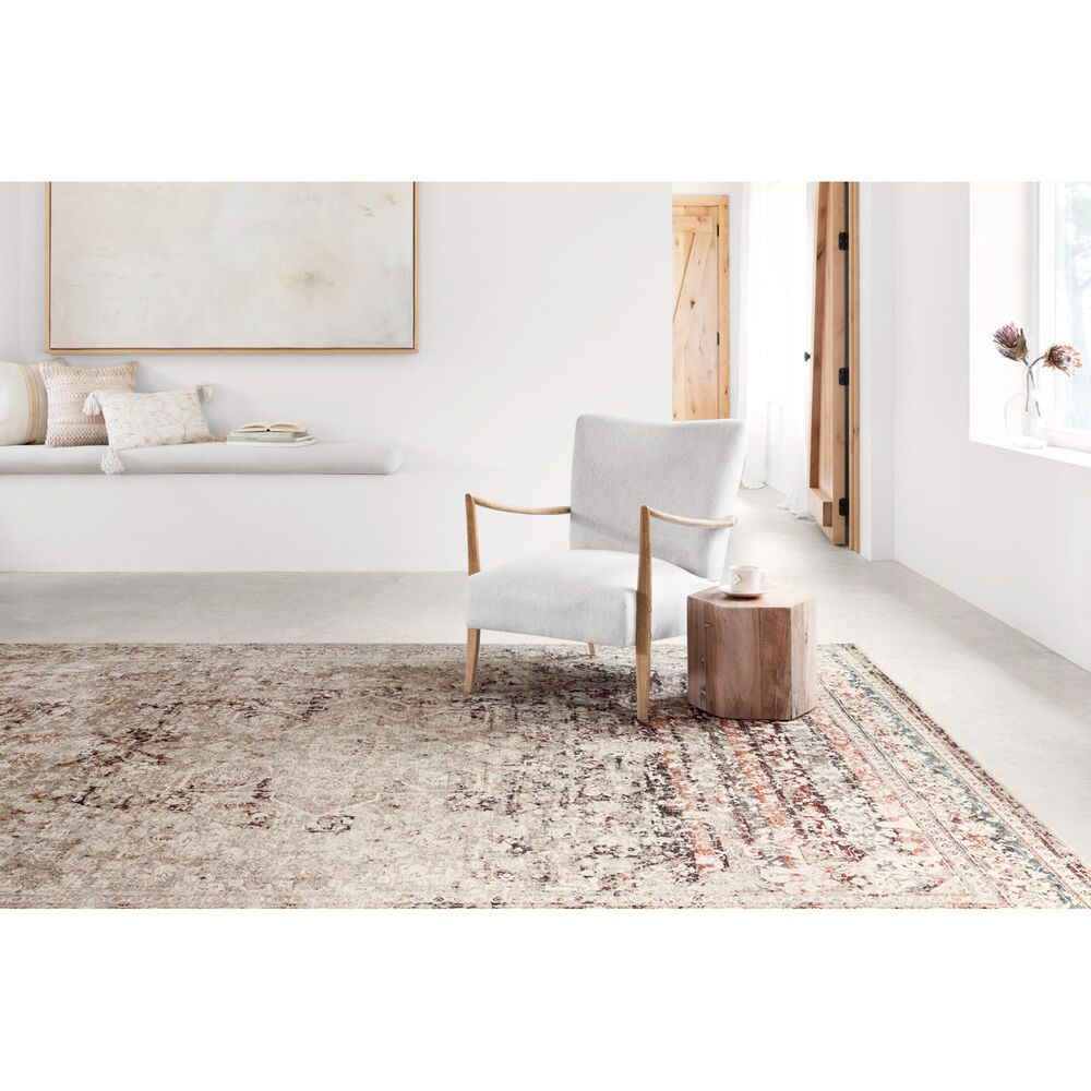 Loloi Theia THE-05 9&#39;5&quot; x 12&#39;10&quot; Taupe and Brick, , large