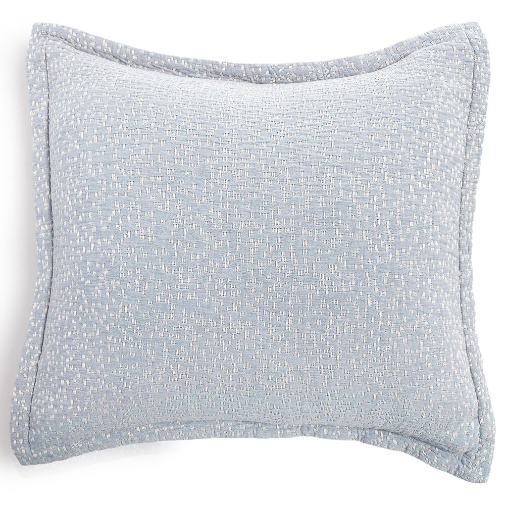 Pom Pom At Home Malibu 20" Square Throw Pillow in Light Blue, , large