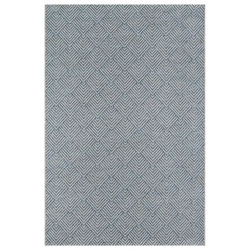 Momeni Como COM-3 4" x 6" Blue Area Performance Rug, , large