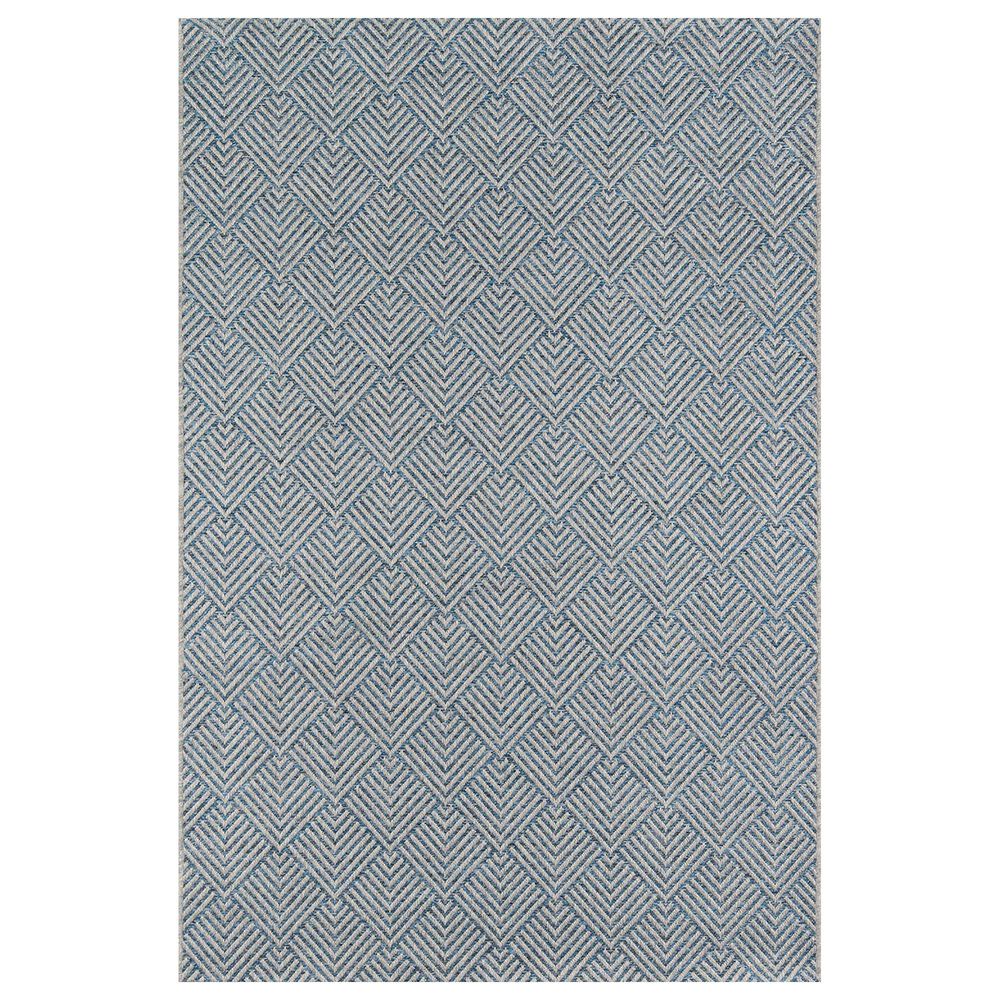 Momeni Como COM-3 4" x 6" Blue Area Performance Rug, , large