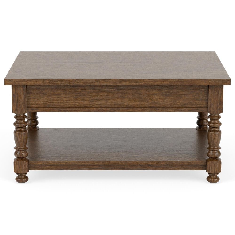 Riverside Furniture Eastlake Lift Top Cocktail Table in Whiskey Oak, , large