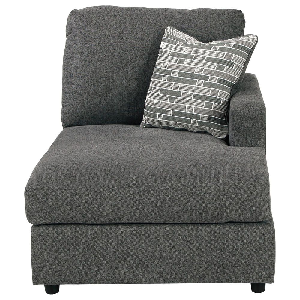 Ashley Edenfield 3-Piece Right Facing Sectional with Chaise in Charcoal, , large