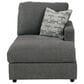 Ashley Edenfield 3-Piece Right Facing Sectional with Chaise in Charcoal, , large