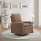 Oxford Baby Uptown Power Swivel Glider Recliner in Teddy Brown, , large
