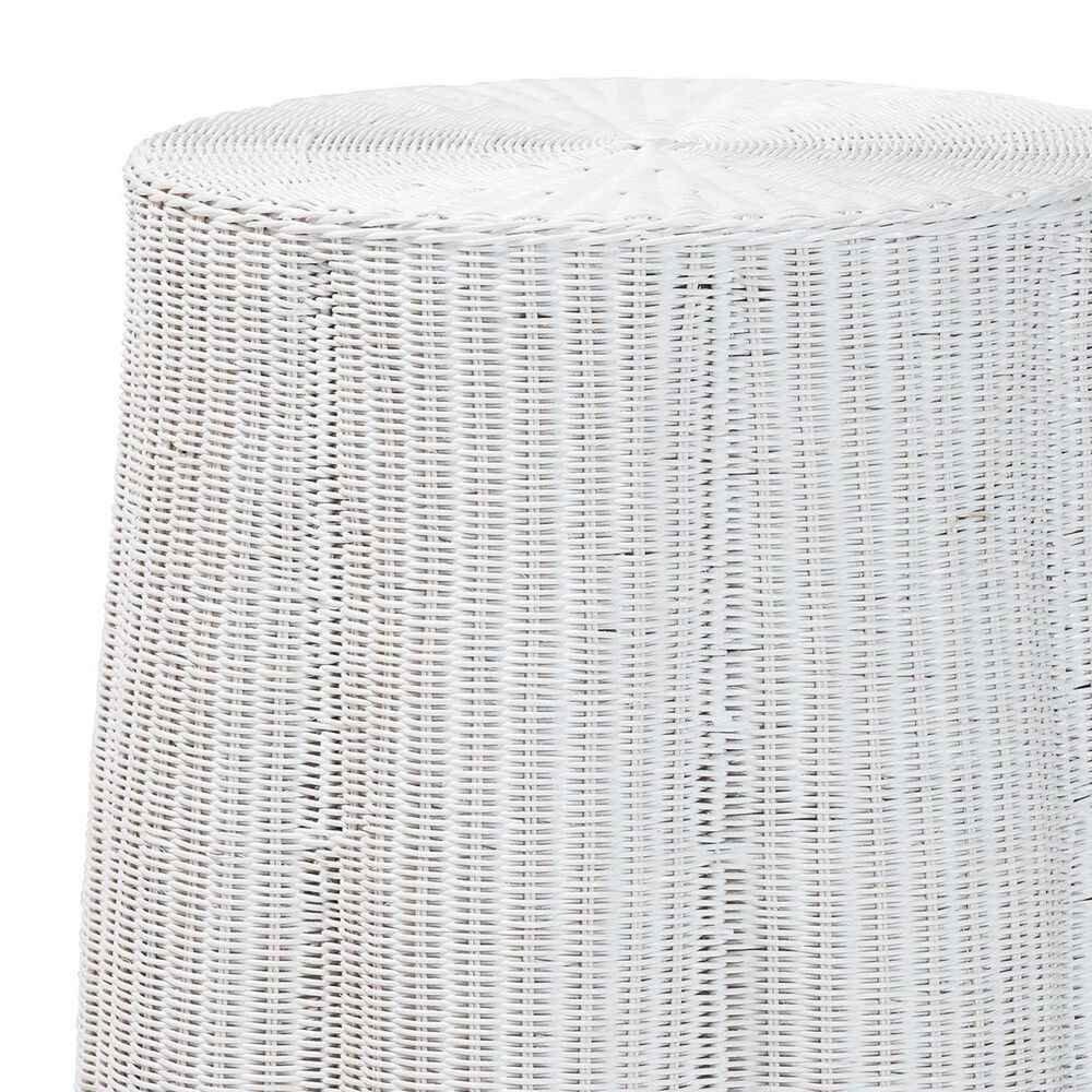 Baxton Studio Palm End Table in White, , large