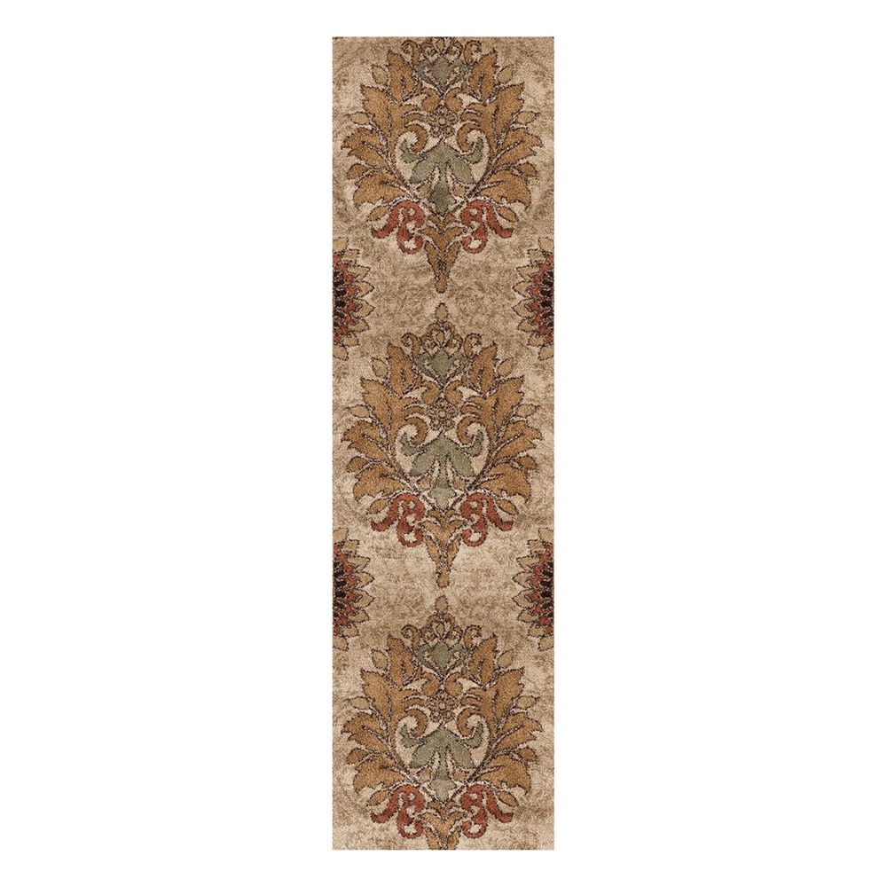 Orian Wild Weave 1609 Jacqueline 2'3" X 8' Bisque, , large