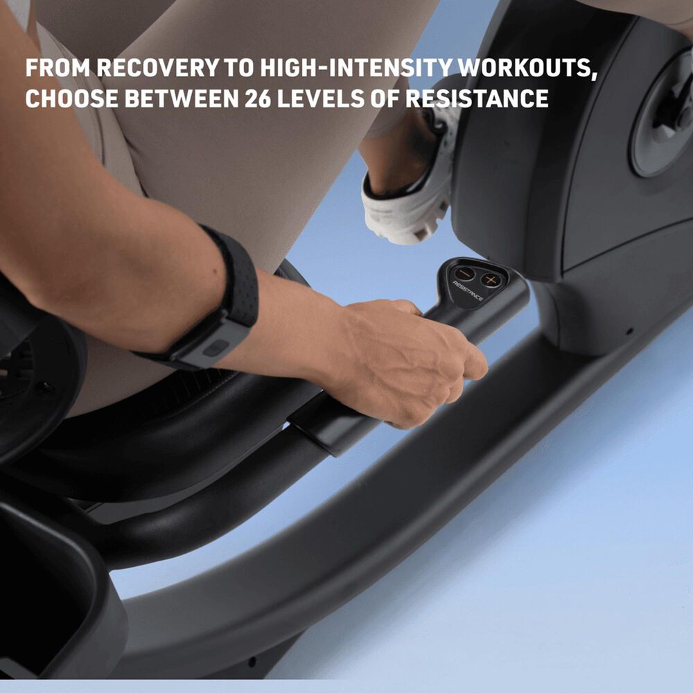 NordicTrack New 10 Recumbent Exercise Bike in Black, , large