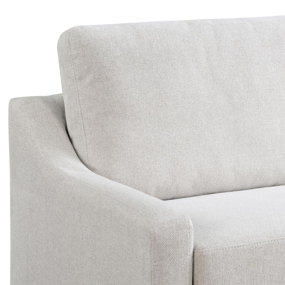 Lifestyle Solutions Harper Stationary Sleeper Loveseat in Oatmeal, , large