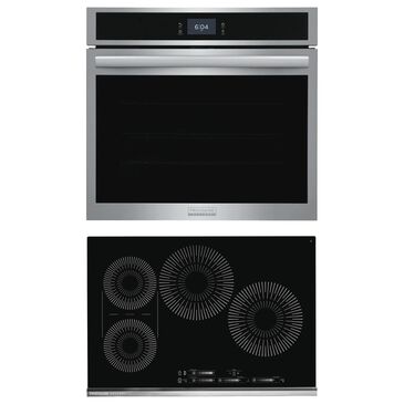 Frigidaire Gallery 2-Piece Kitchen Package with Induction Cooktop and Single Wall Oven in Black and Stainless Steel, , large