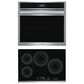 Frigidaire Gallery 2-Piece Kitchen Package with Induction Cooktop and Single Wall Oven in Black and Stainless Steel, , large