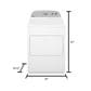 Whirlpool 7 Cu. Ft. Electric Dryer in White, , large
