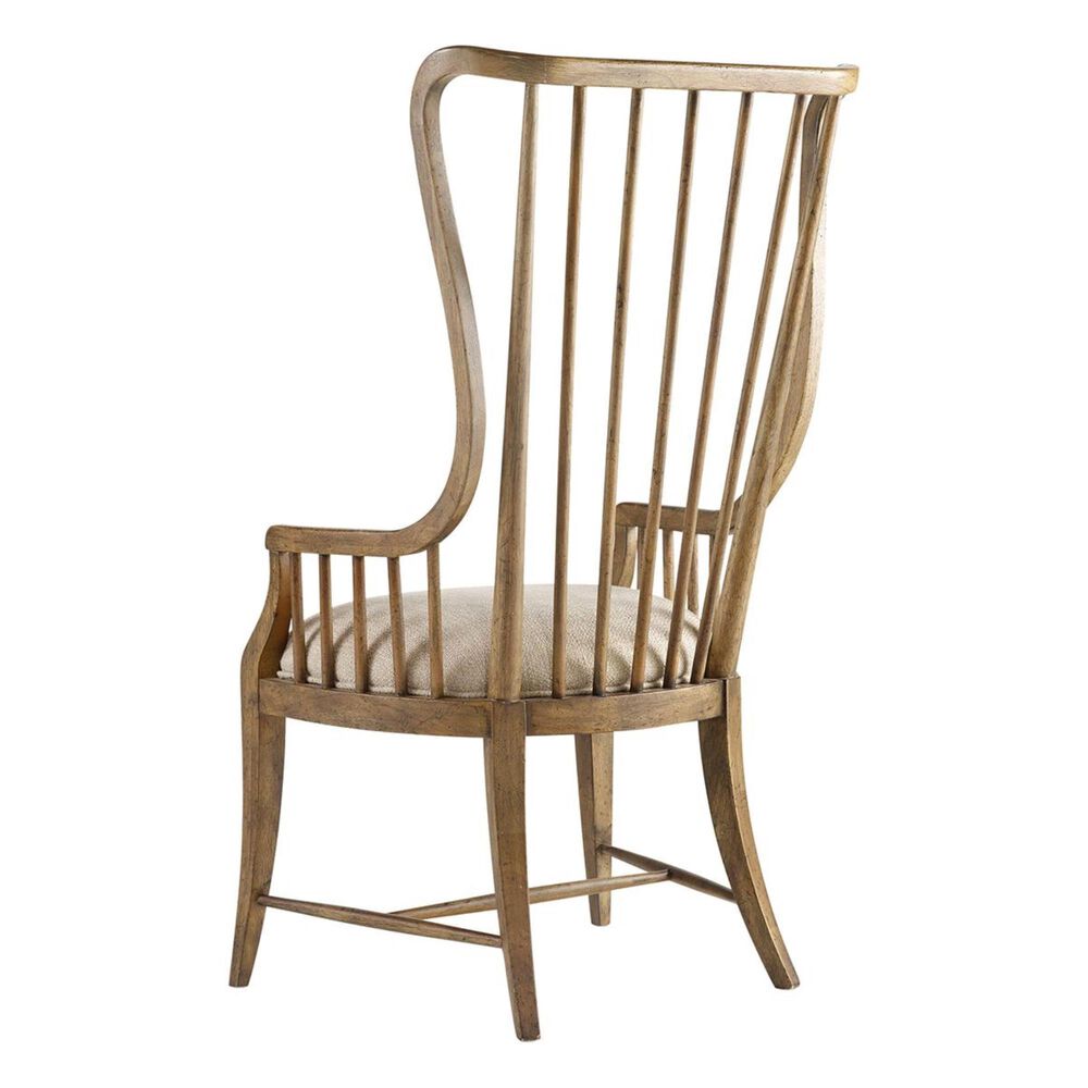 Hooker Furniture Sanctuary Tall Spindle Arm Chair, , large