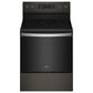 Whirlpool 5.3 Cu. Ft. Electric Range 5-in-1 Air Fry Oven in Fingerprint Resistant Black Stainless Steel, , large