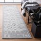 Safavieh Micro-Loop Southwestern 2"3" x 9" Ivory and Grey Runner, , large