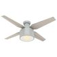Hunter Cranbrook Low Profile 52" Ceiling Fan with Light in Dove Grey, , large