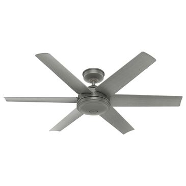 Hunter Jetty 52" Outdoor Ceiling Fan in Matte Silver, , large