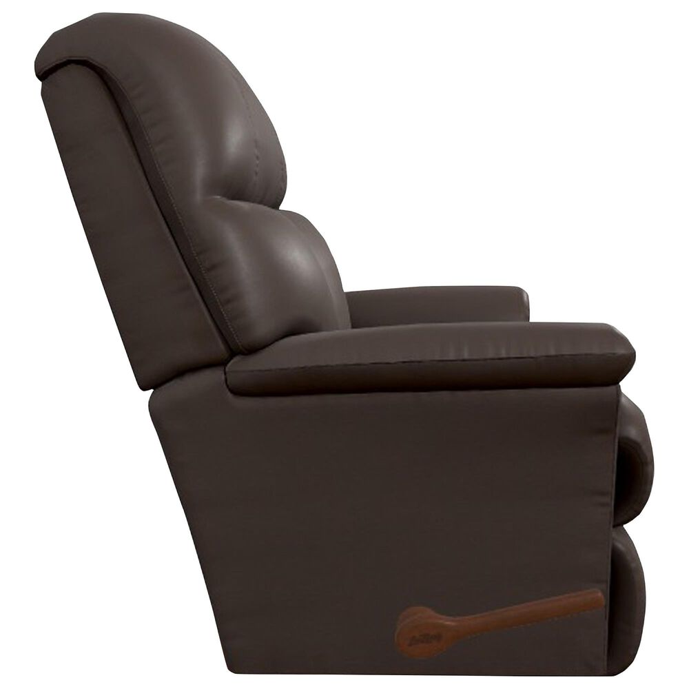 La-Z-Boy Reed Manual Rocker Recliner with Swivel Base in Vacation Walnut, , large