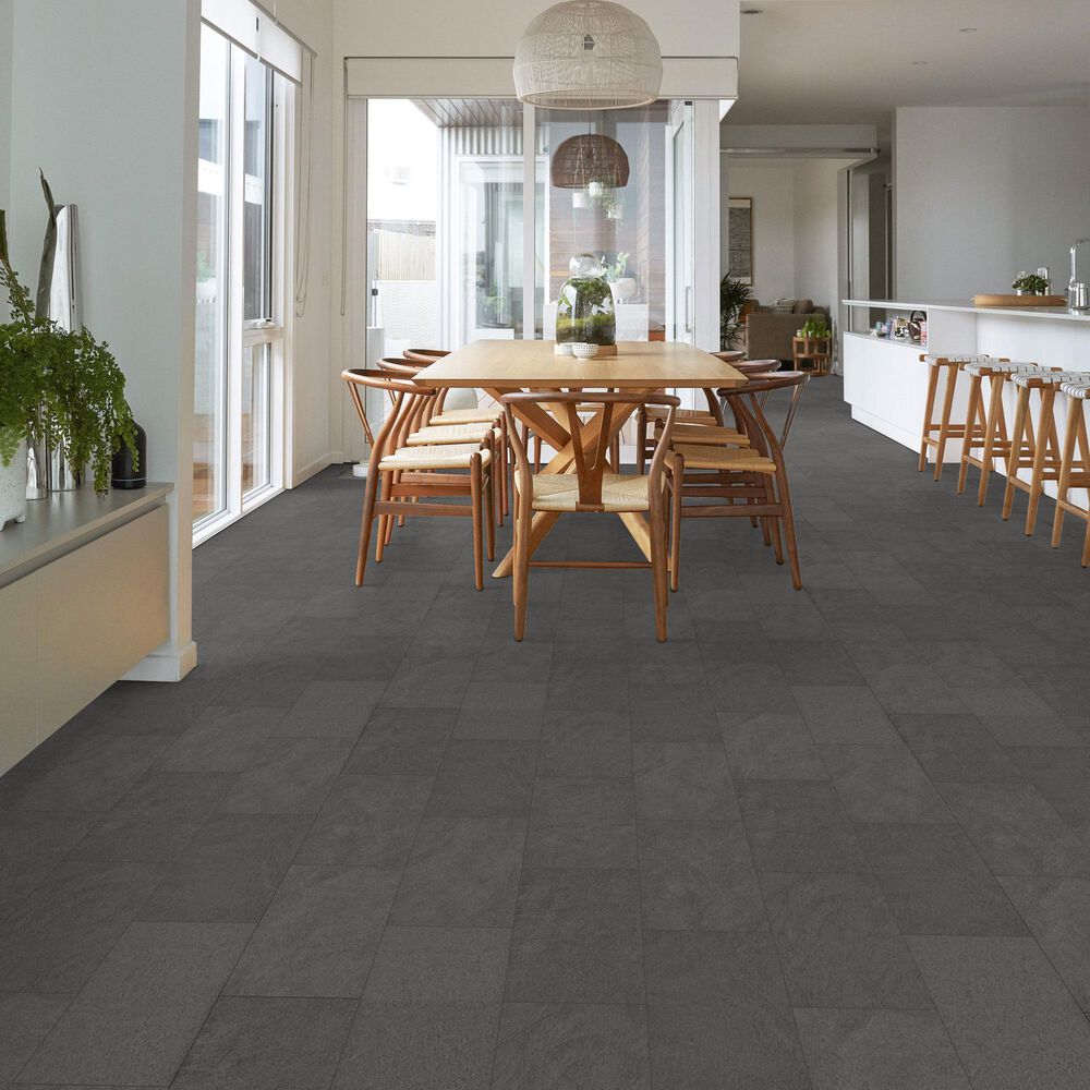 Shaw Paragon Tile Plus Charcoal 12&quot; x 24&quot; Luxury Vinyl Tile, , large