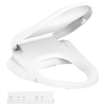 Kohler PureWash E725 Elongated Bidet Toilet Seat with Remote Control in White, , large